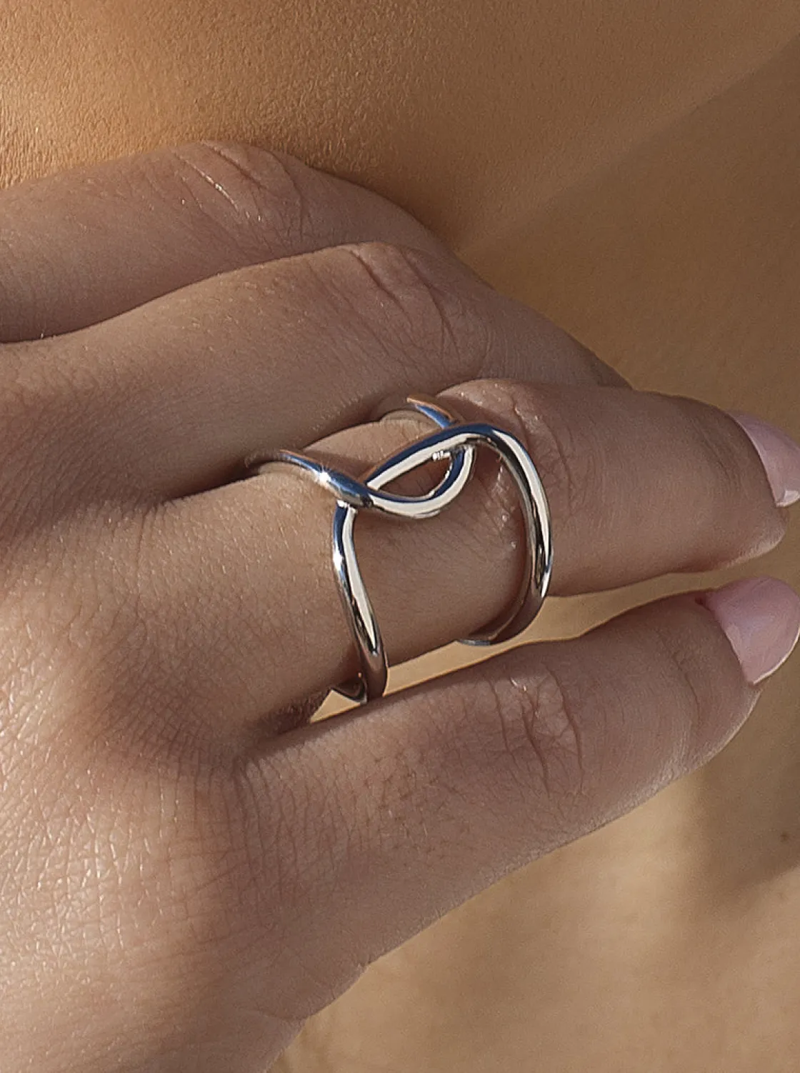 Anillos De Diseño | Anillos Anchos | LINEARGENT Anillo de plata ancho diseño original