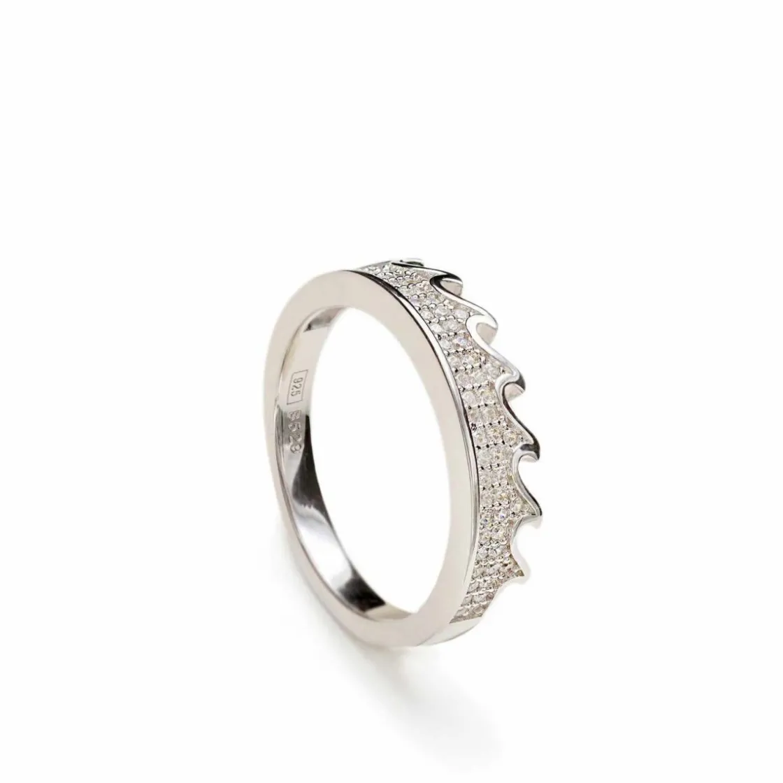 Anillos Circonitas | LINEARGENT Anillos circonitas diseño grueso de púas