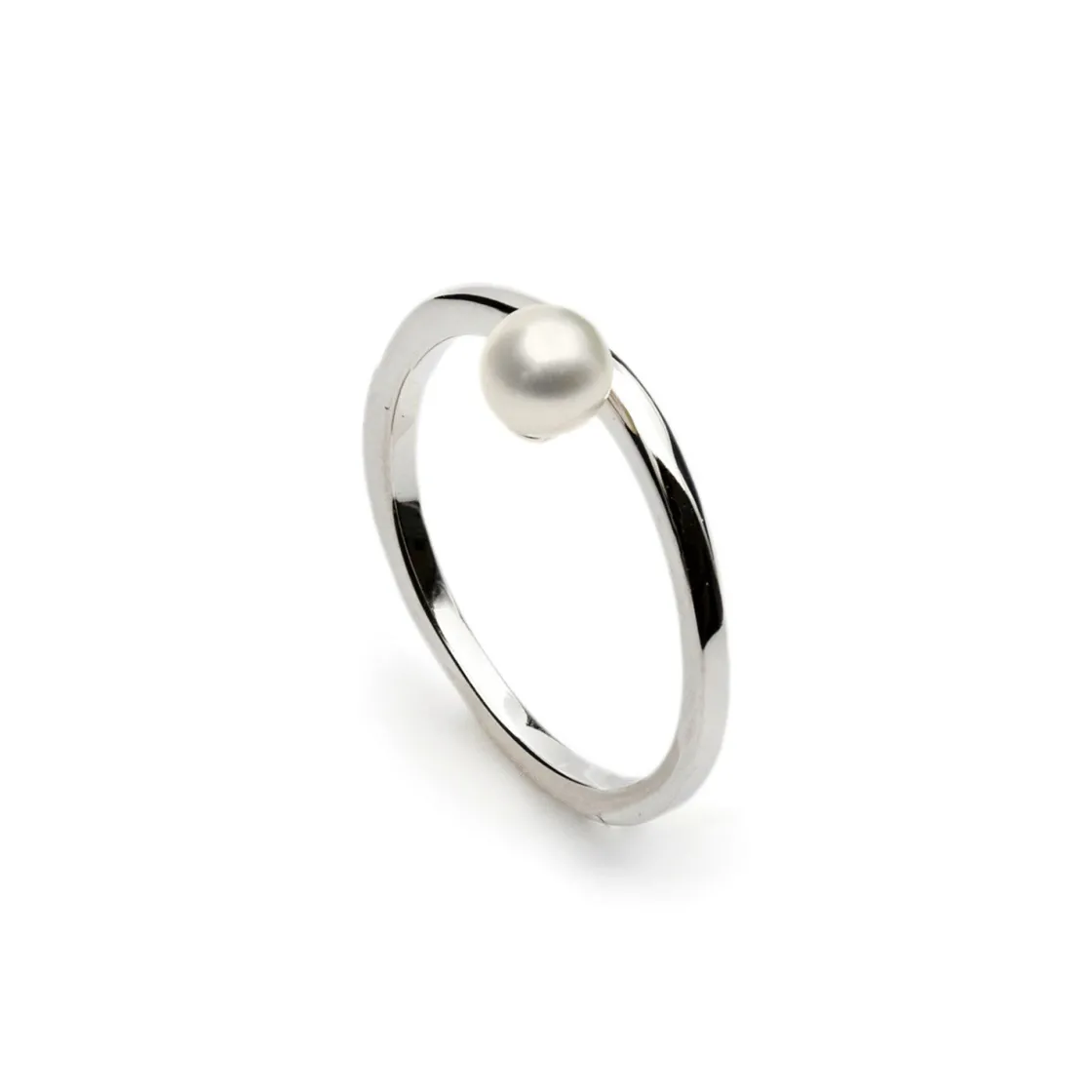 Anillos Con Perlas | Anillos Finos | LINEARGENT Anillos con perlas diseño fino y minimalista