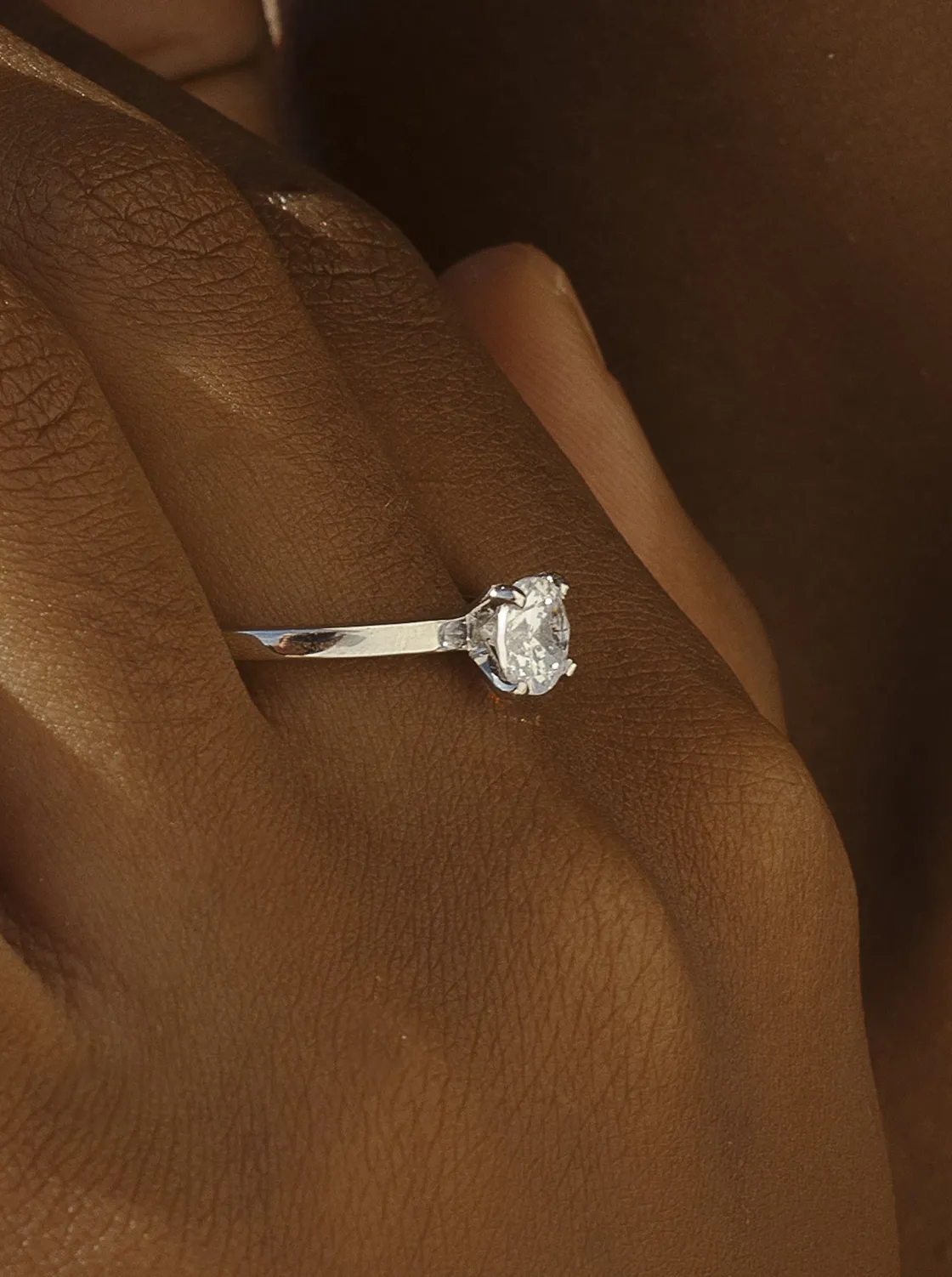 Anillos Especiales | Anillos Pequeños | LINEARGENT Anillos de compromiso de plata diseño muy fino