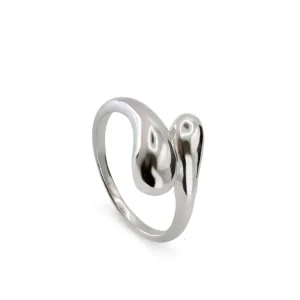 Anillos De Diseño | LINEARGENT Anillos de diseño de plata diseño de doble gota