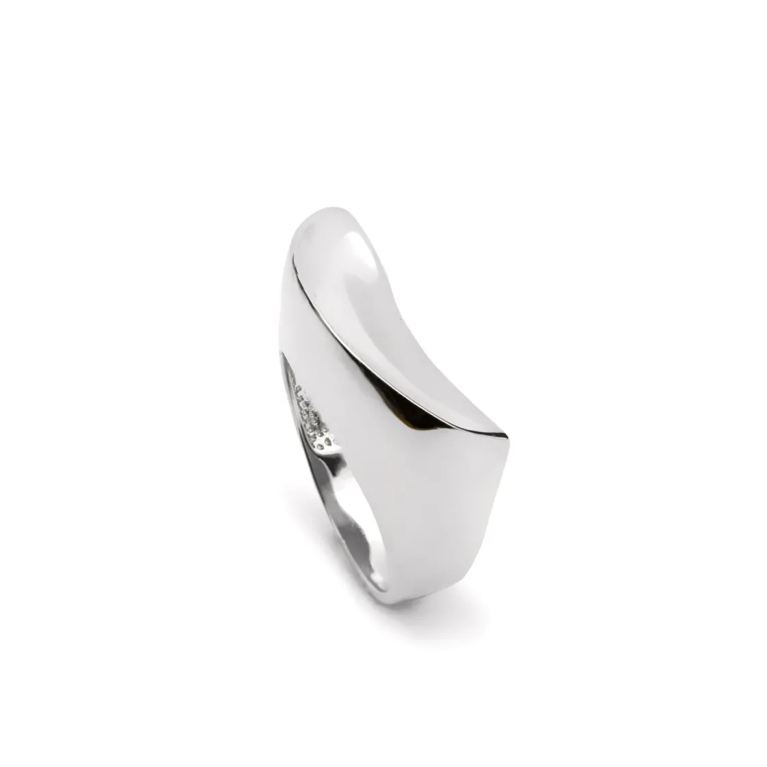 Anillos De Diseño | LINEARGENT Anillos de diseño en plata de estilo curvado
