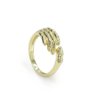 Anillos De Diseño | LINEARGENT Anillos de diseño en plata mano bañada en oro