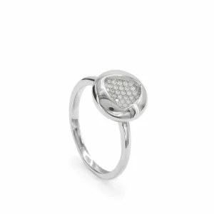 Anillos Finos | LINEARGENT Anillos finos de plata silueta triangular y circonitas