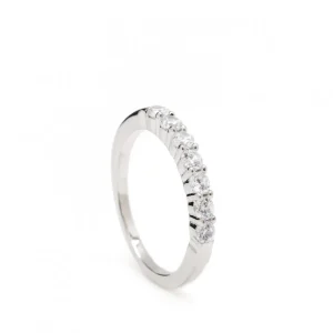 Anillos Especiales | Anillos Pequeños | LINEARGENT Anillos finos diseño deslumbrante con circonitas