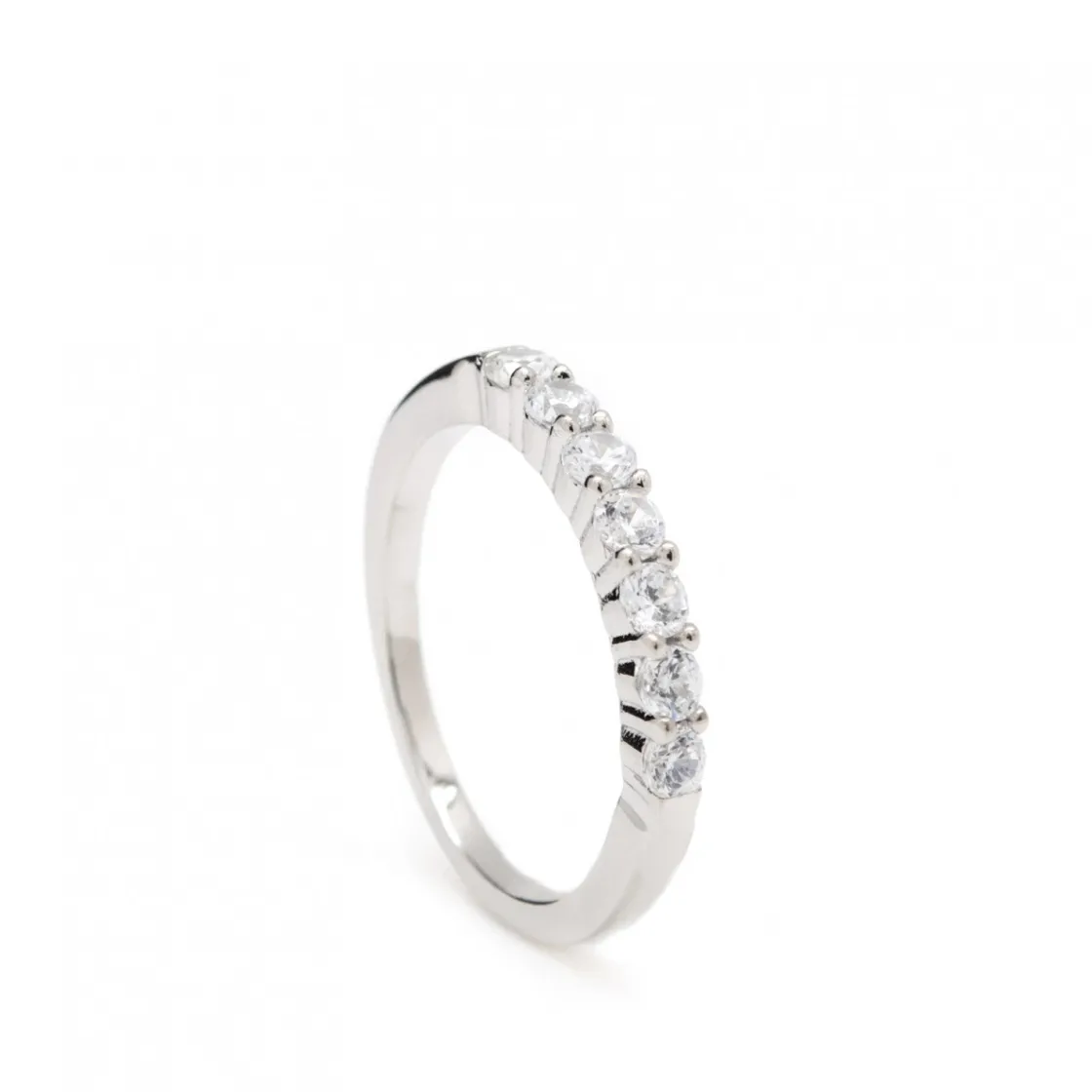 Anillos Especiales | Anillos Pequeños | LINEARGENT Anillos finos diseño deslumbrante con circonitas