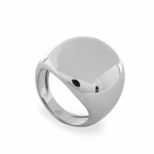 Anillos Grandes | LINEARGENT Anillos grandes plata lisa de diseño redondo