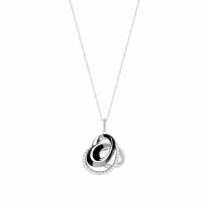 Colgantes Plata Grandes | LINEARGENT Colgantes de plata grandes diseño anudado
