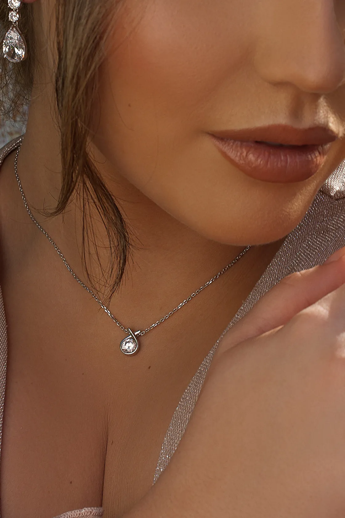 Collares Fiesta | Colgantes Pequeños | LINEARGENT Colgantes pequeños de plata diseño cruzado