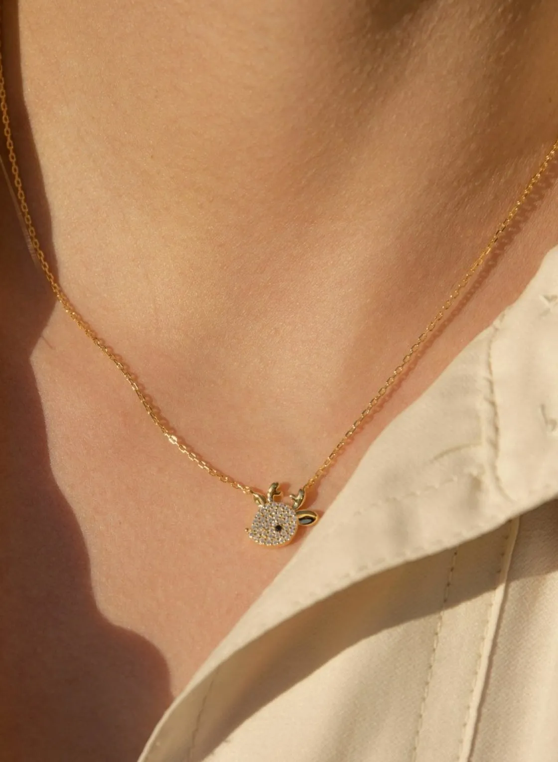 Colgantes Pequeños | LINEARGENT Colgantes pequeños de plata diseño reno