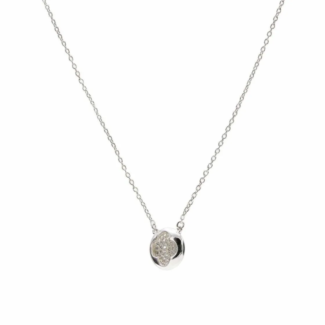 Colgantes Pequeños | LINEARGENT Colgantes pequeños de plata diseño silueta de flor