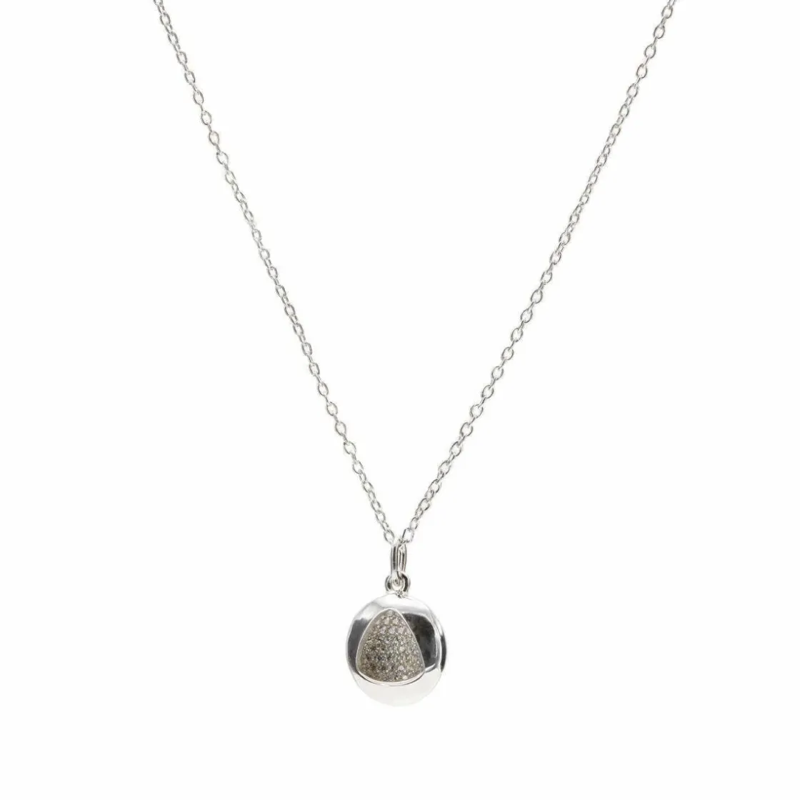 Colgantes Pequeños | LINEARGENT Colgantes pequeños de plata diseño silueta triangular