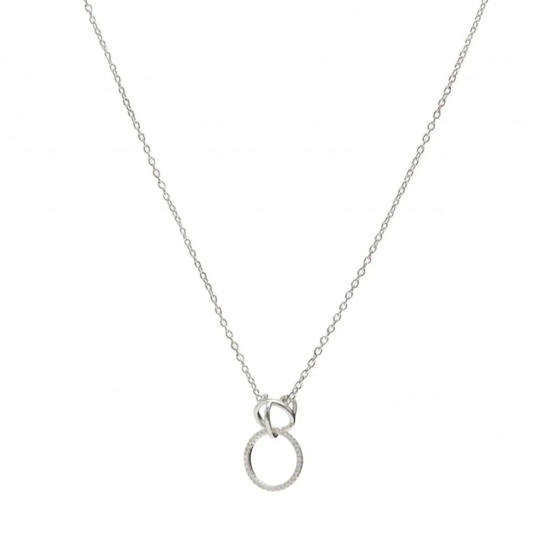 Colgantes Pequeños | LINEARGENT Colgantes pequeños de plata doble motivo circular