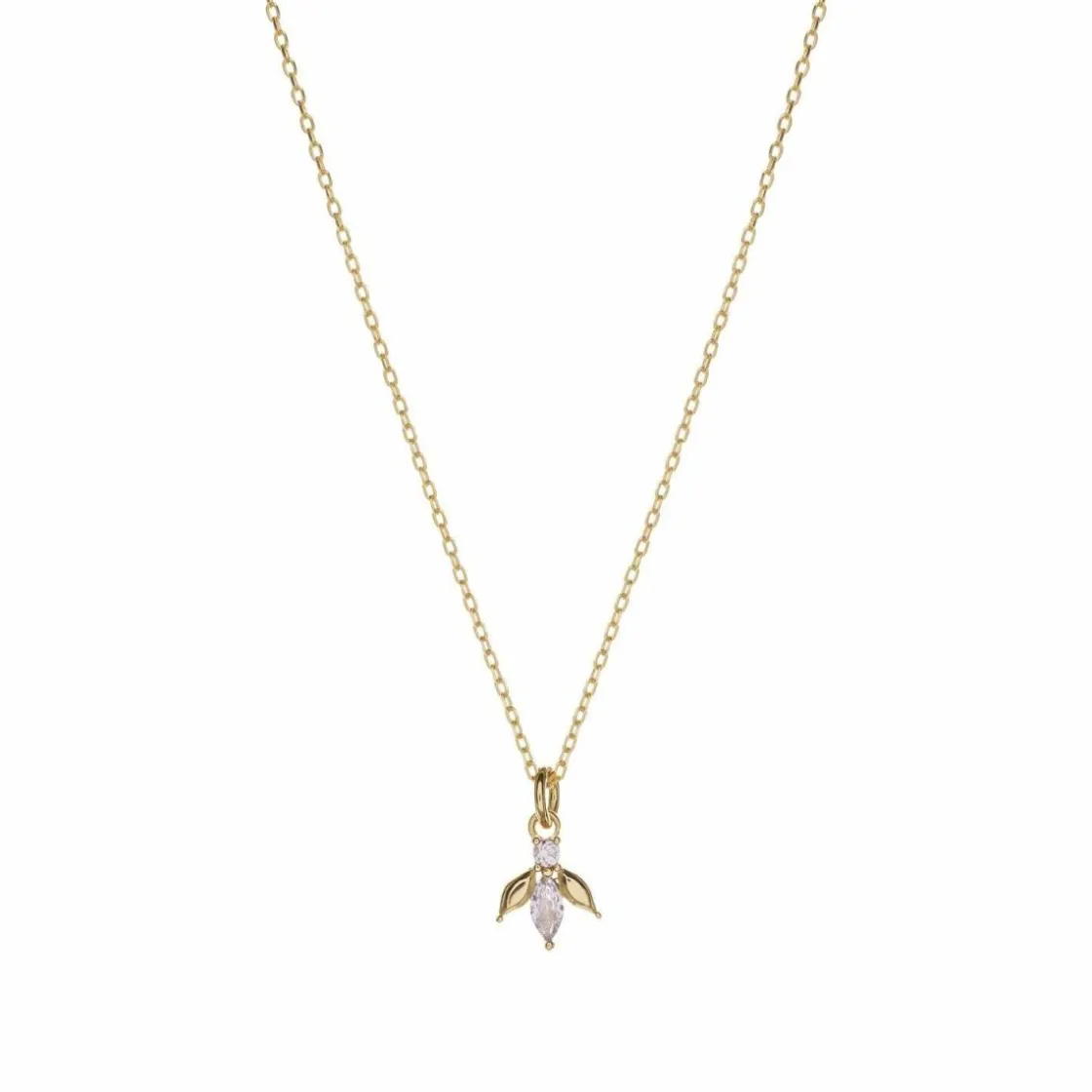Colgantes Pequeños | LINEARGENT Colgantes pequeños de plata dorado diseño mosca