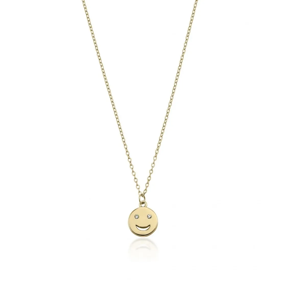 Colgantes Pequeños | LINEARGENT Colgantes pequeños de plata lisa diseño smile