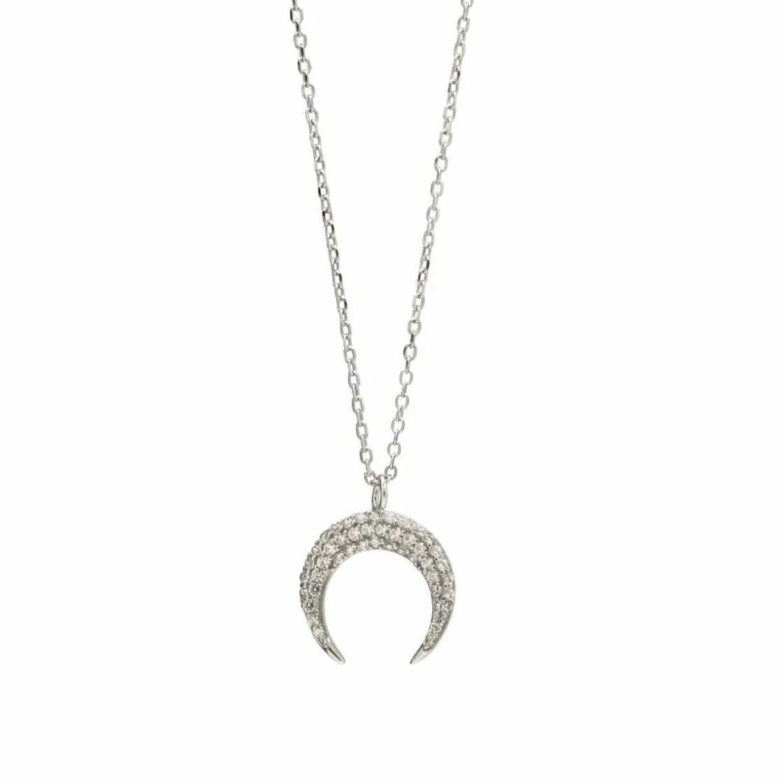 Colgantes Pequeños | LINEARGENT Colgantes pequeños diseño cuerno con circonitas