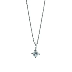 Colgantes Pequeños | Colgante Brillante | LINEARGENT Colgantes pequeños diseño de circonita con grapa