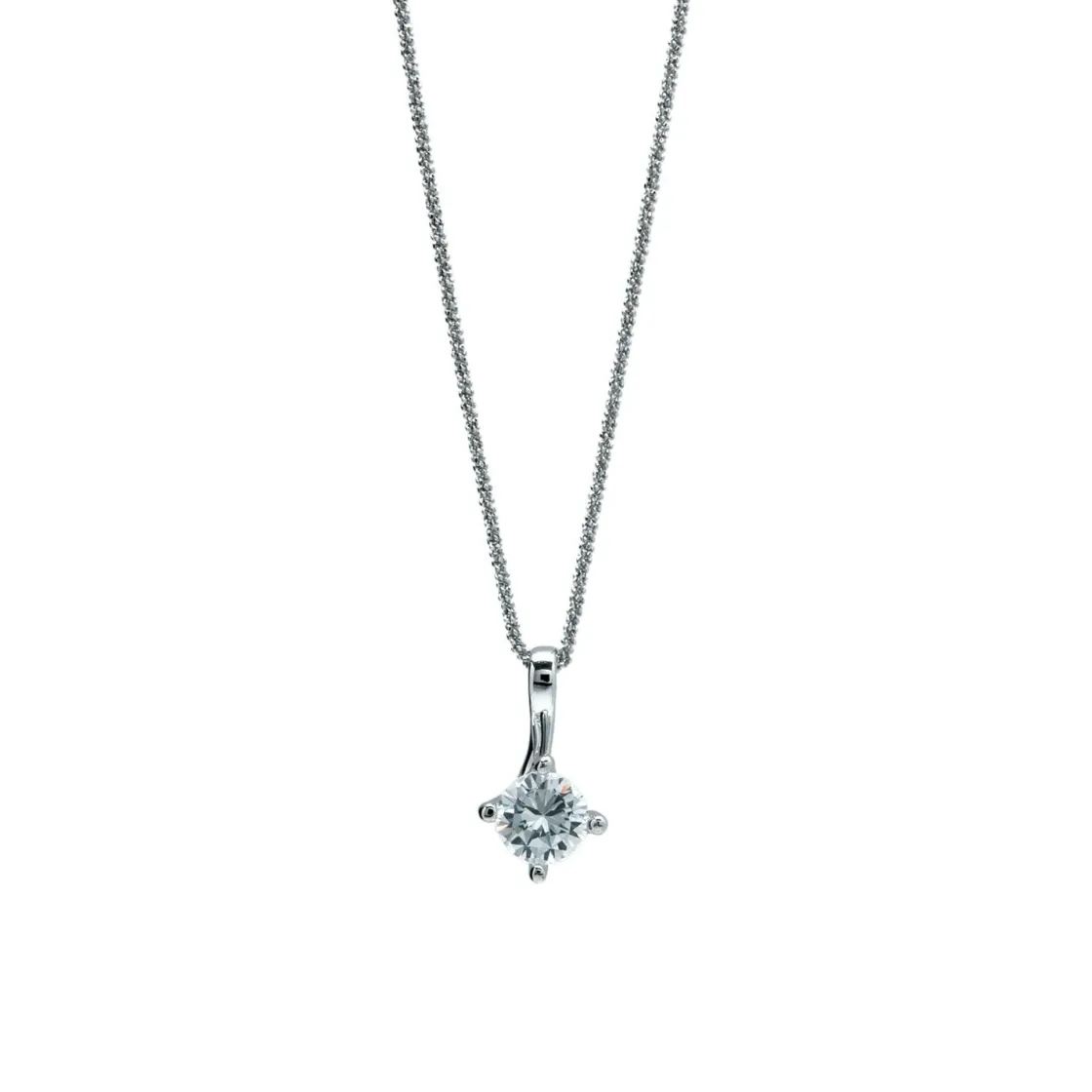 Colgantes Pequeños | Colgante Brillante | LINEARGENT Colgantes pequeños diseño de circonita con grapa