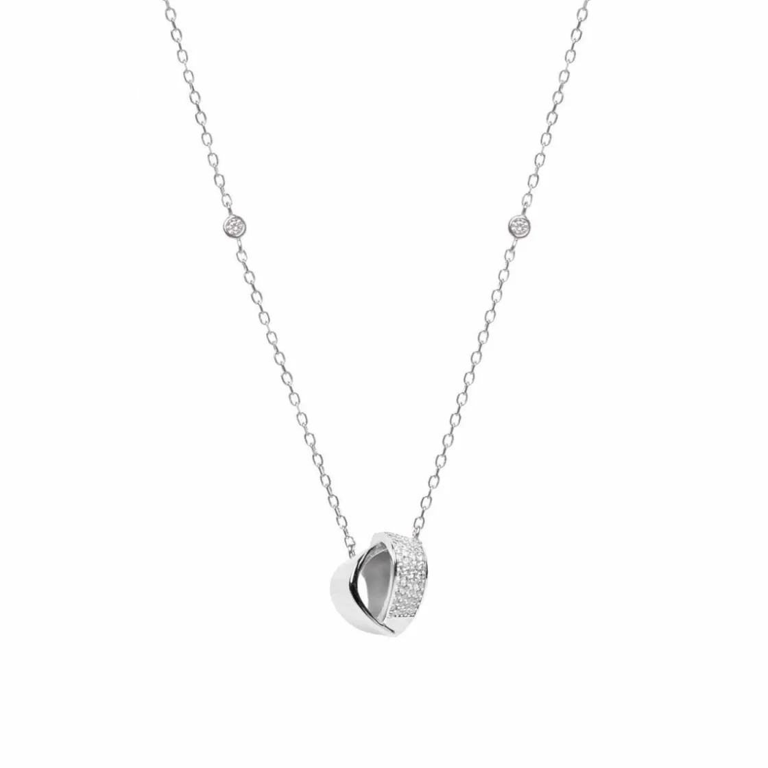 Colgantes Pequeños | LINEARGENT Colgantes pequeños en plata diseño nudo y circonitas