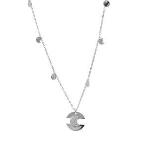 Collares Con Mini Colgantes | LINEARGENT Collares con colgantes en plata diseño luna