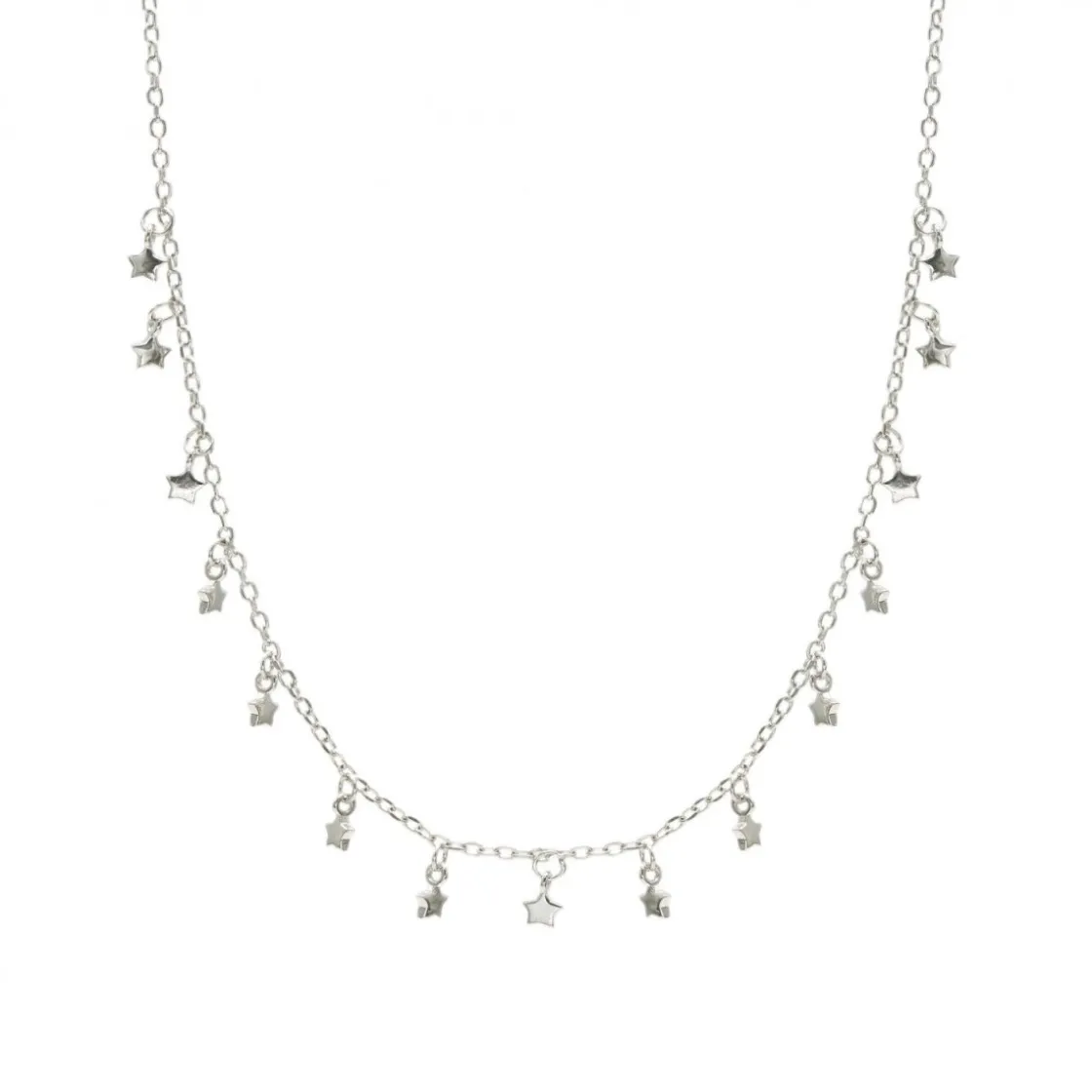 Collares Con Mini Colgantes | LINEARGENT Collares con colgantes plata diseño mini estrella