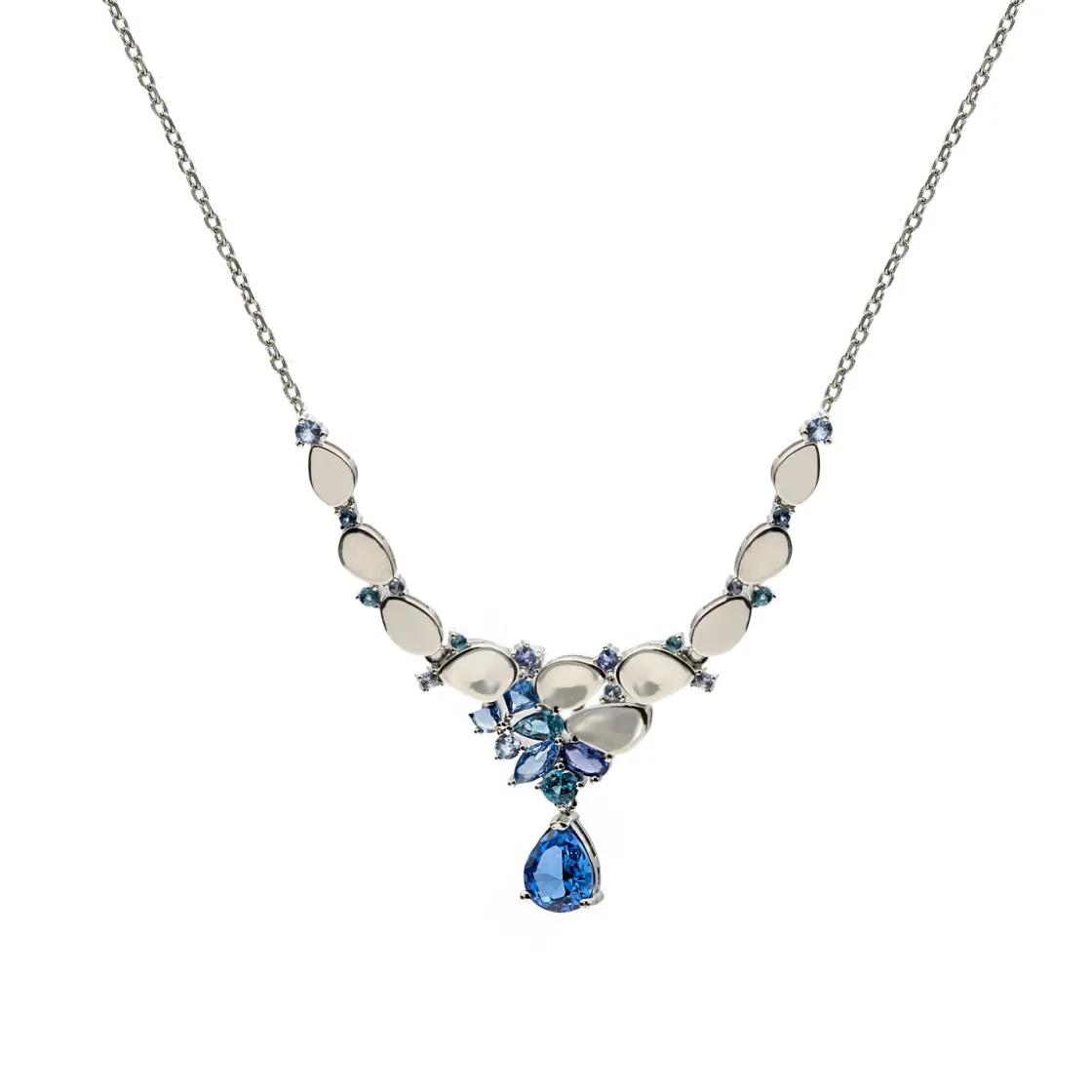 Collares Con Piedras | LINEARGENT Collares con piedras de colores de tonos azules