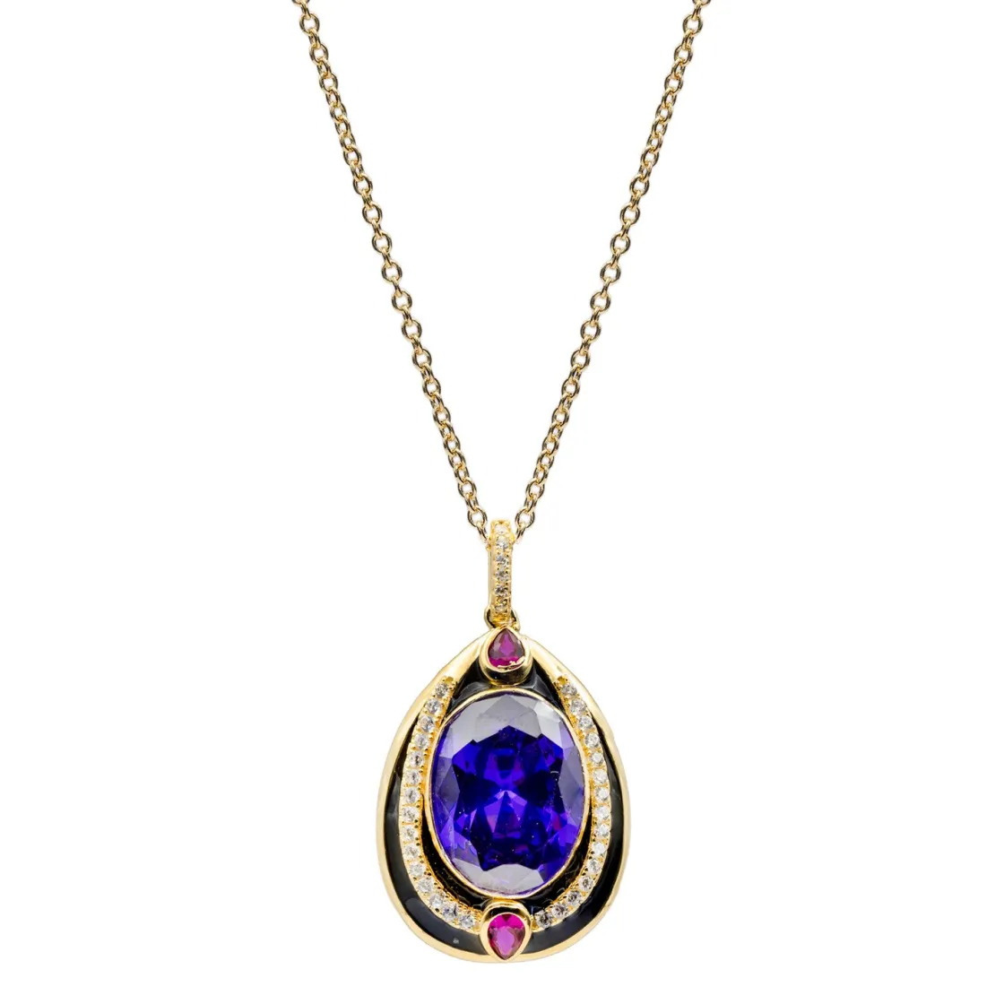 Collares Con Piedras | LINEARGENT Collares con piedras de colores en tono amatista