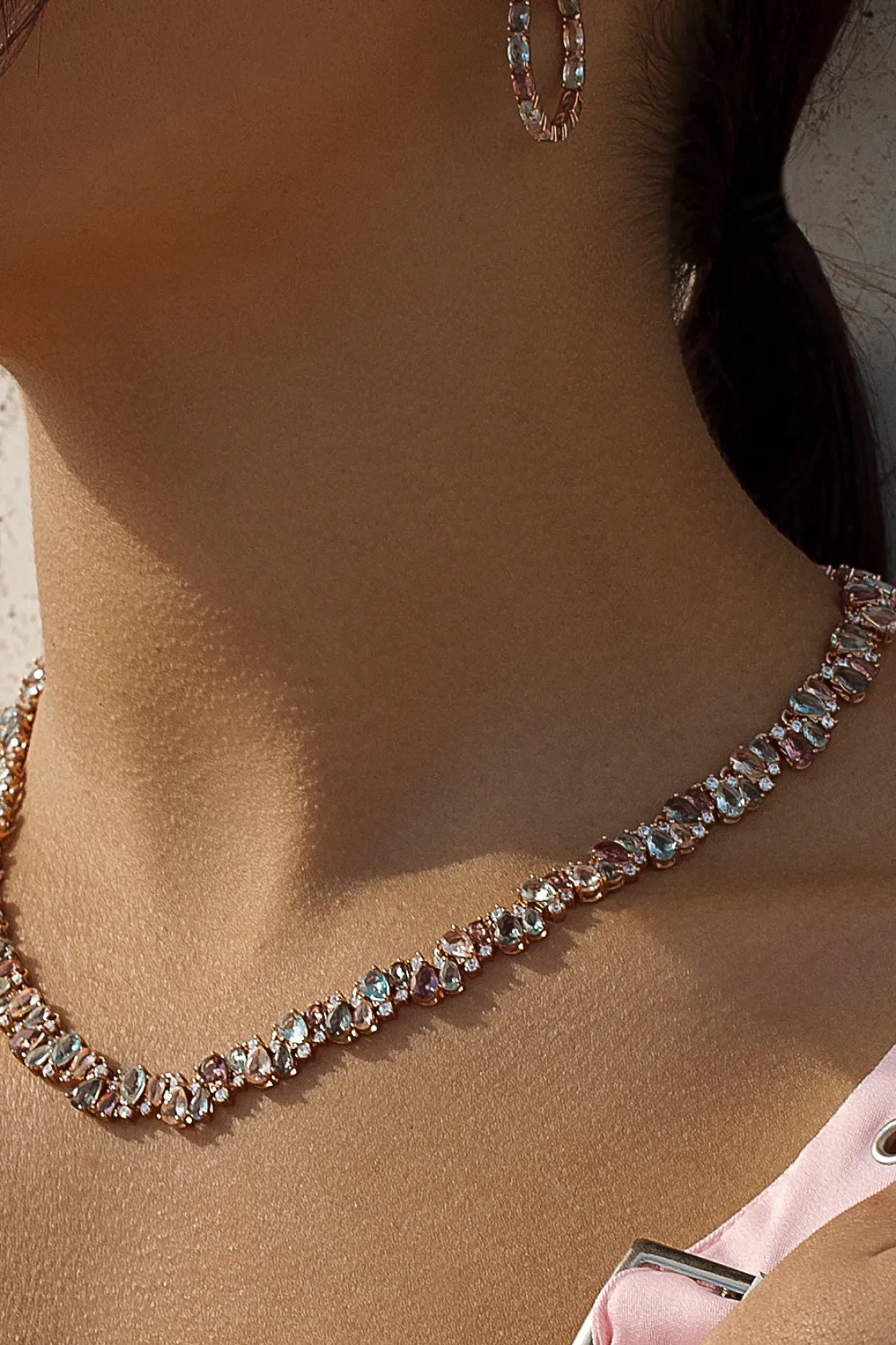 Collares Con Piedras | LINEARGENT Collares con piedras de colores en tonos cálidos