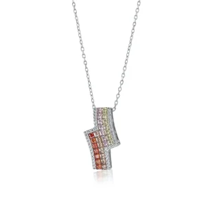 Collares Con Piedras | LINEARGENT Collares con piedras diseño desigual tonos cálidos
