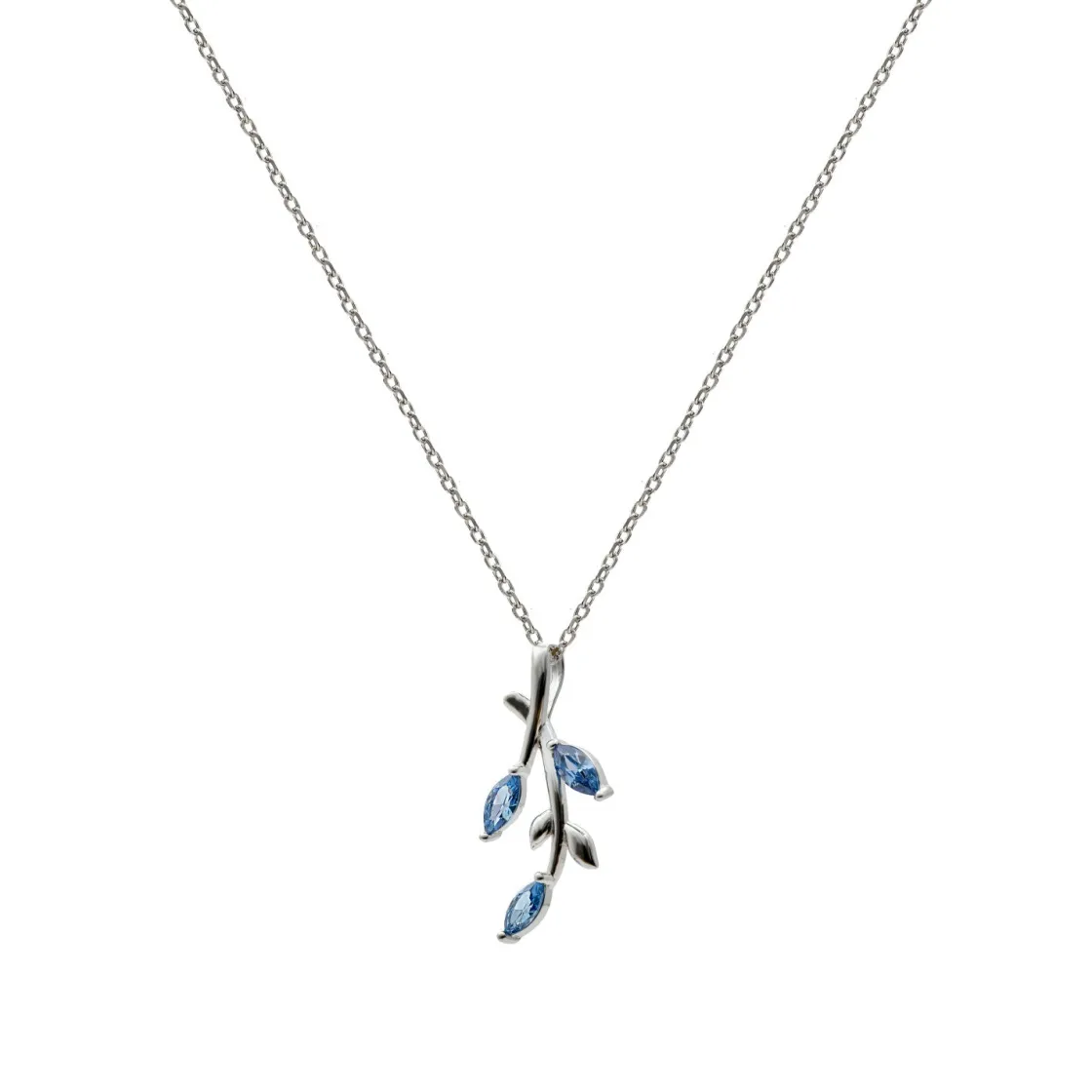 Collares Con Piedras | LINEARGENT Collares con piedras diseño garden tono azul