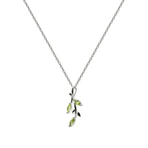 Collares Con Piedras | LINEARGENT Collares con piedras diseño garden tono verde