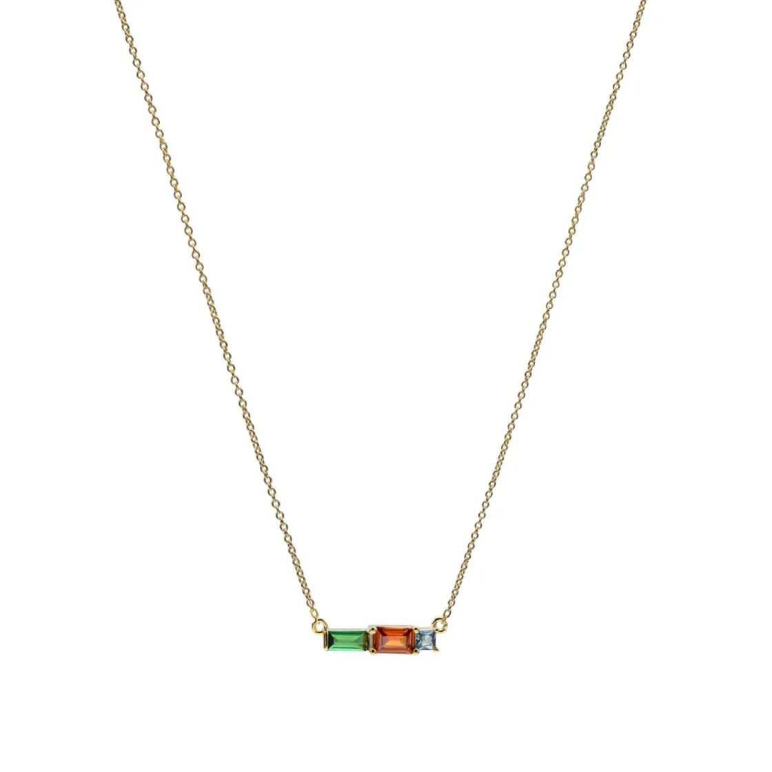 Colgantes Pequeños | LINEARGENT Collares con piedras diseño gemas de colores