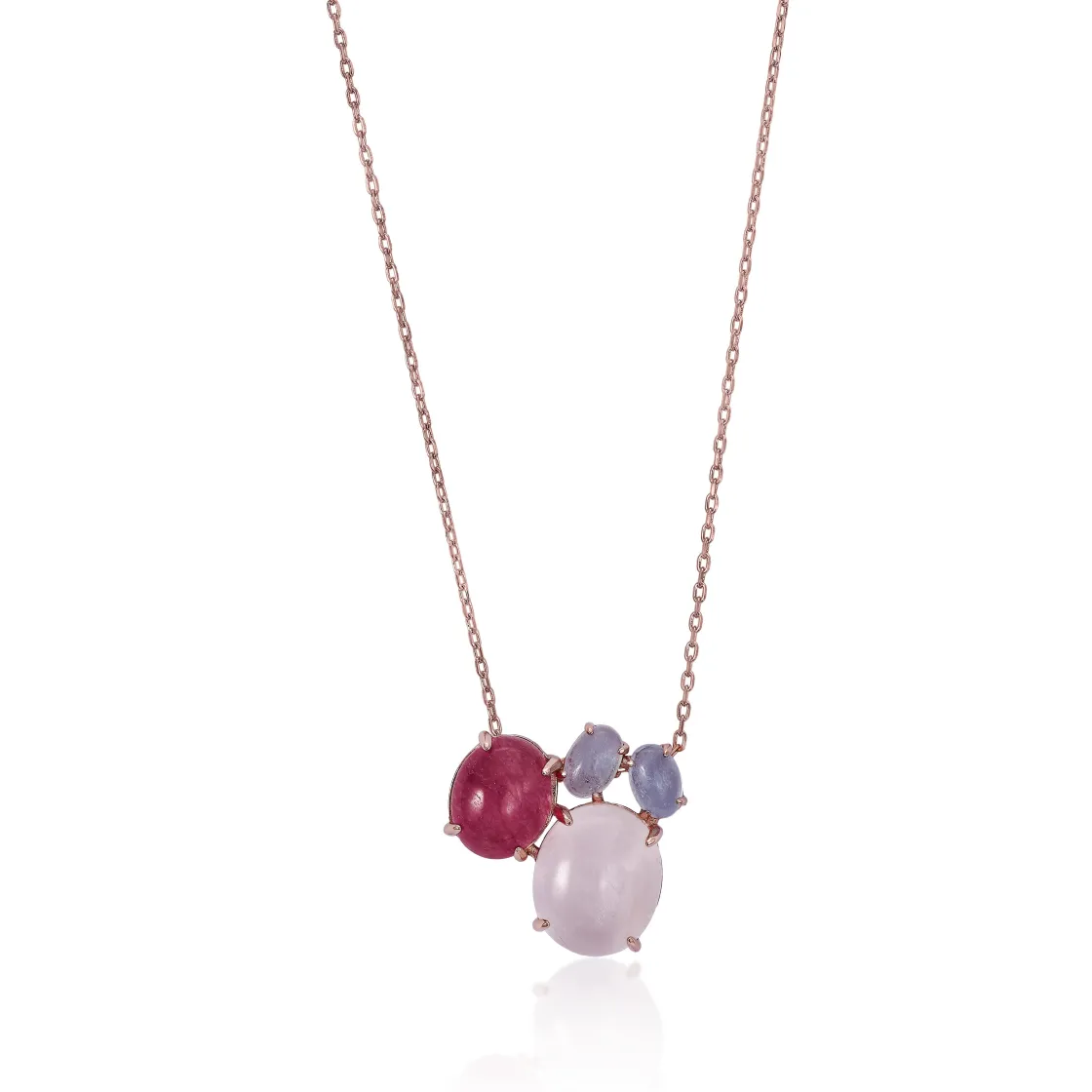 Collares Con Piedras | LINEARGENT Collares con piedras naturales diseño de cabouchon