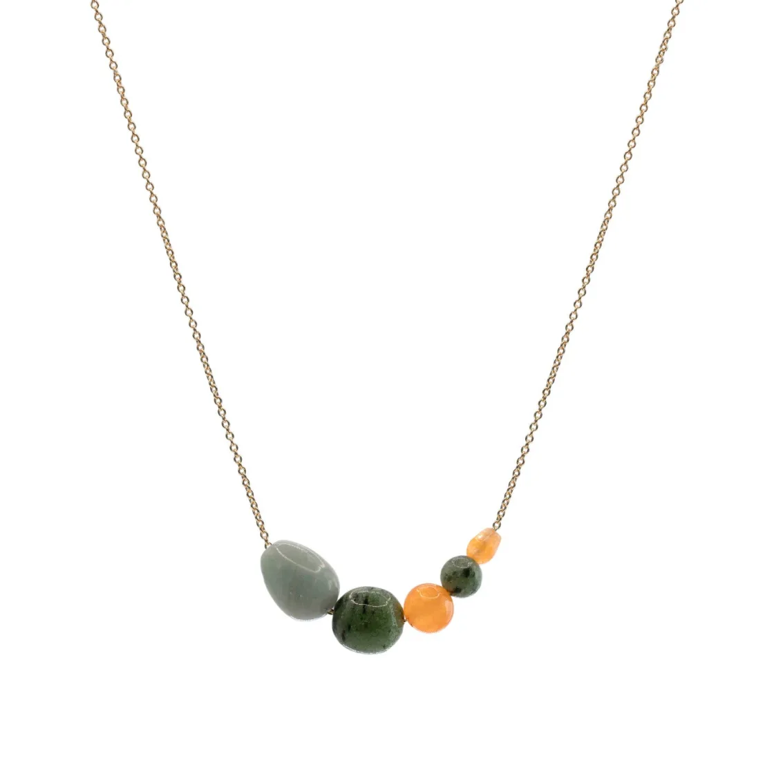Collares Con Piedras | LINEARGENT Collares con piedras naturales en tono nature