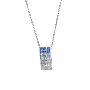 Collares Con Piedras | LINEARGENT Collares con piedras triple raíl tonos azules