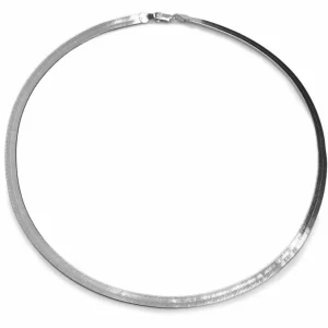 Collares Cortos | LINEARGENT Collares cortos en plata diseño snake grueso