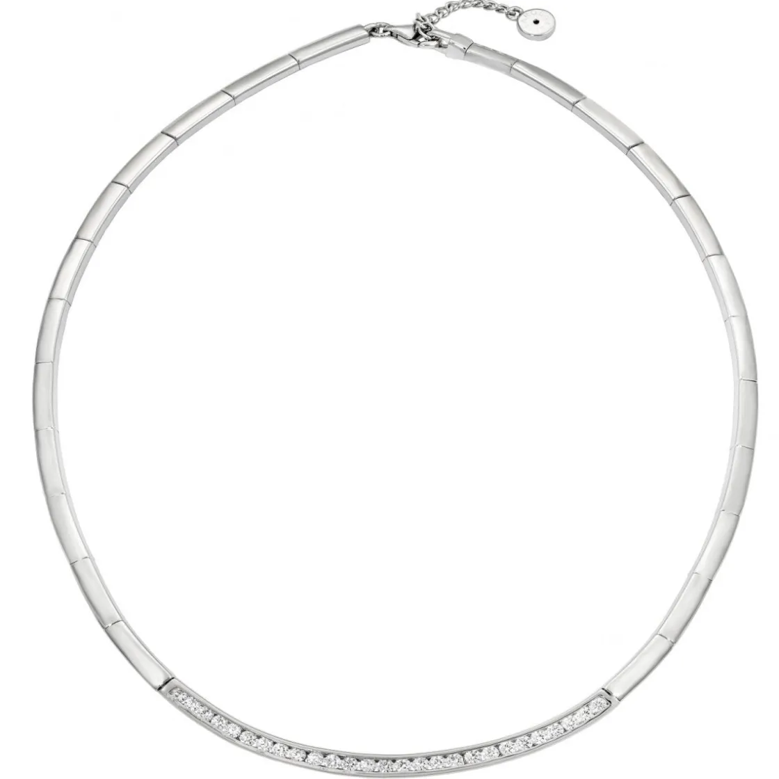 Collares Fiesta | LINEARGENT Collares fiesta diseño novia banda central de circonita