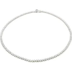 Collares Fiesta | LINEARGENT Collares fiesta estilo riviere con circonitas talla redonda