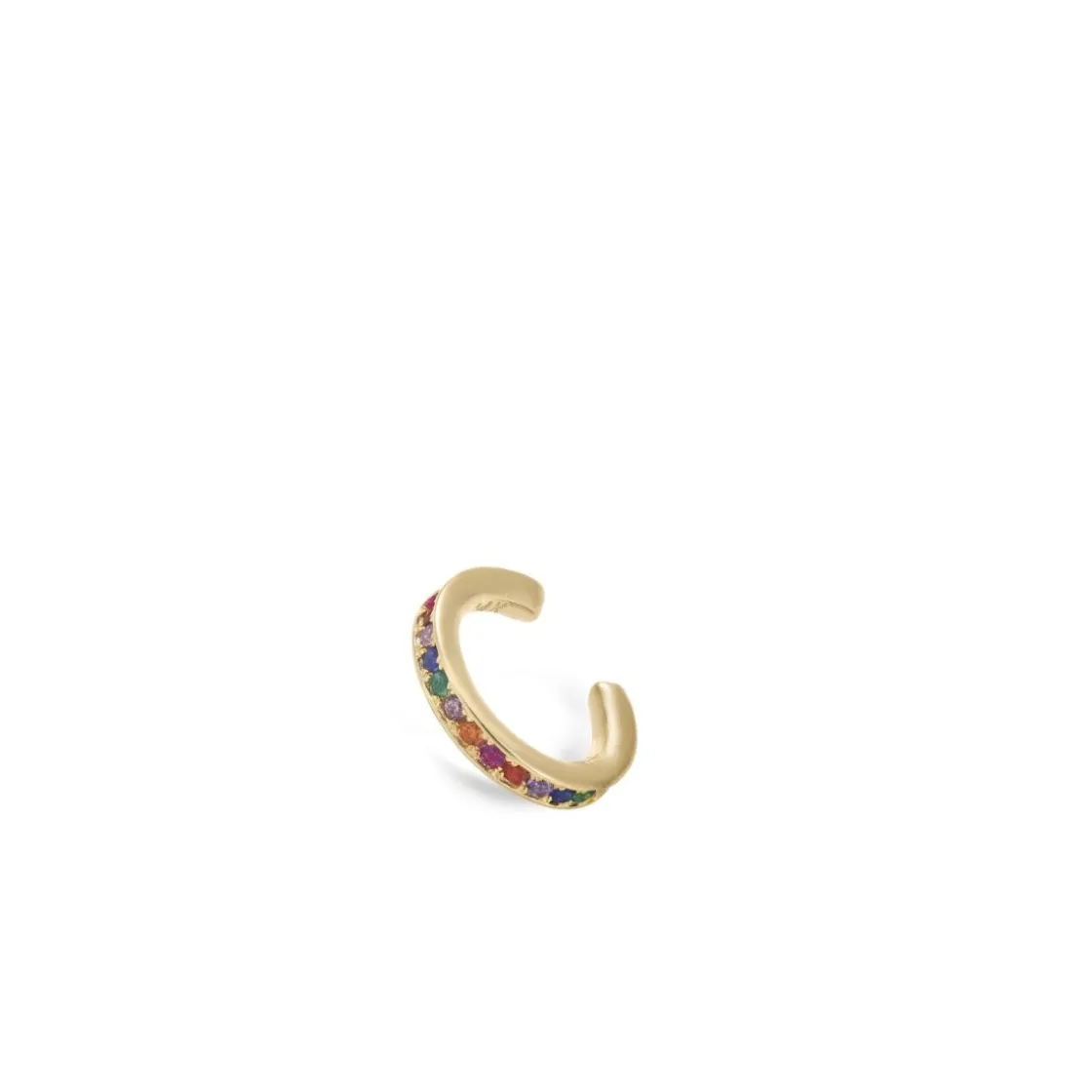 Ear Cuff | LINEARGENT Ear cuff de plata modelo multicolor