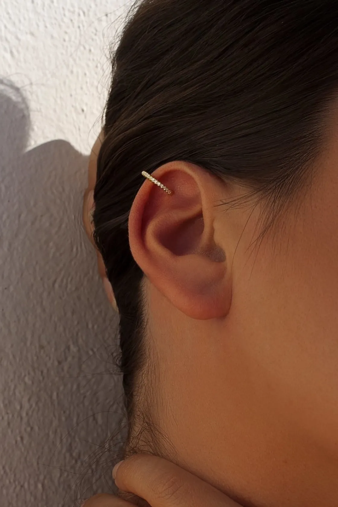 Ear Cuff | LINEARGENT Ear cuff de plata modelo multicolor