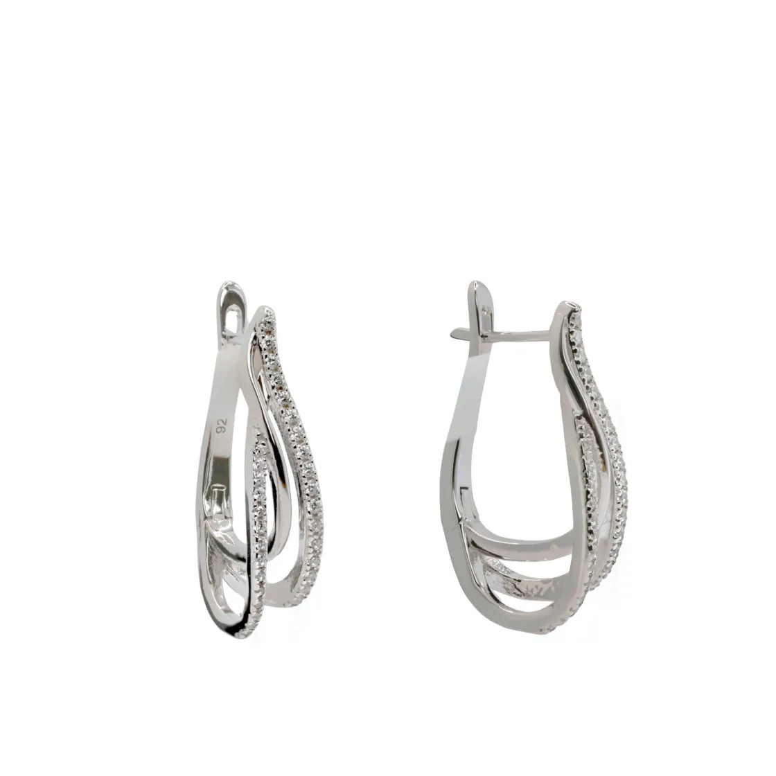 Pendientes Aro | LINEARGENT Pendientes aro originales con doble carril