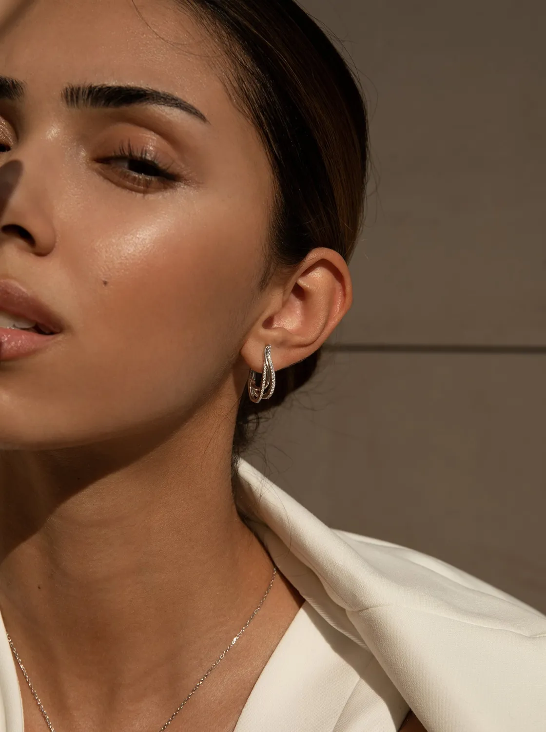 Pendientes Aro | LINEARGENT Pendientes aro originales con doble carril