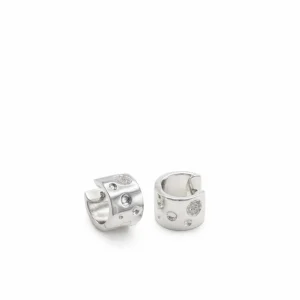Pendientes Aro | LINEARGENT Pendientes aros pequeños diseño círculos con circonitas