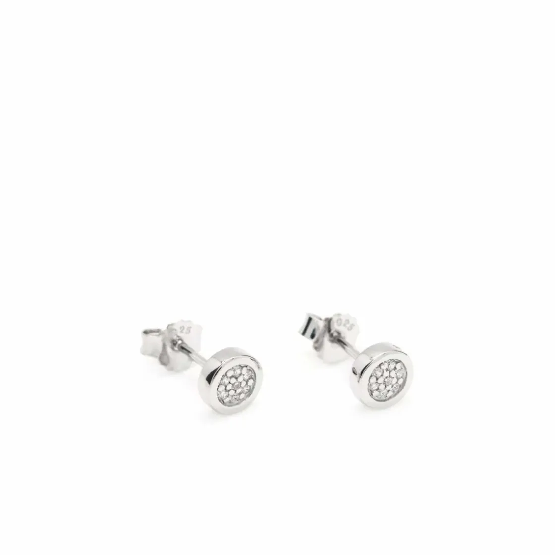 Pendientes Pequeños | LINEARGENT Pendientes brillantes pequeños estilo dormilonas