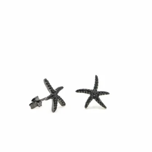 Pendientes Pequeños | LINEARGENT Pendientes brillantes pequeños motivo estrella de mar