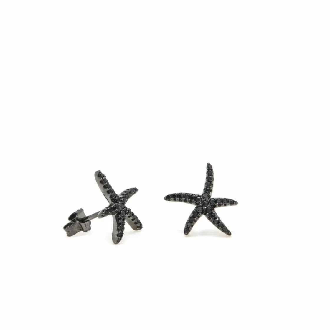 Pendientes Pequeños | LINEARGENT Pendientes brillantes pequeños motivo estrella de mar