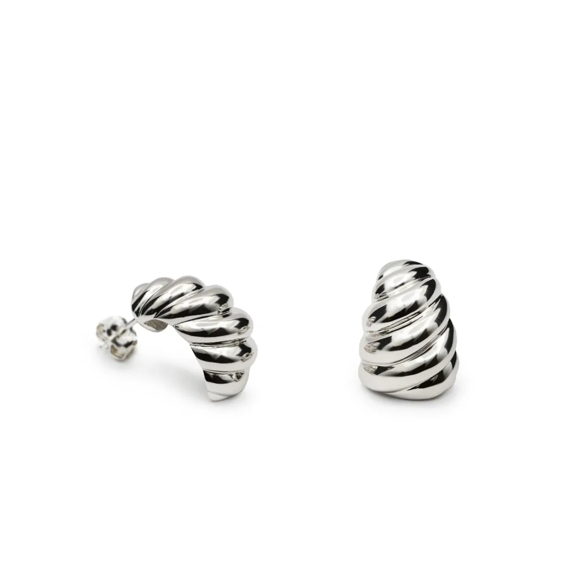 Pendientes Originales | LINEARGENT Pendientes originales con un diseño en espiral