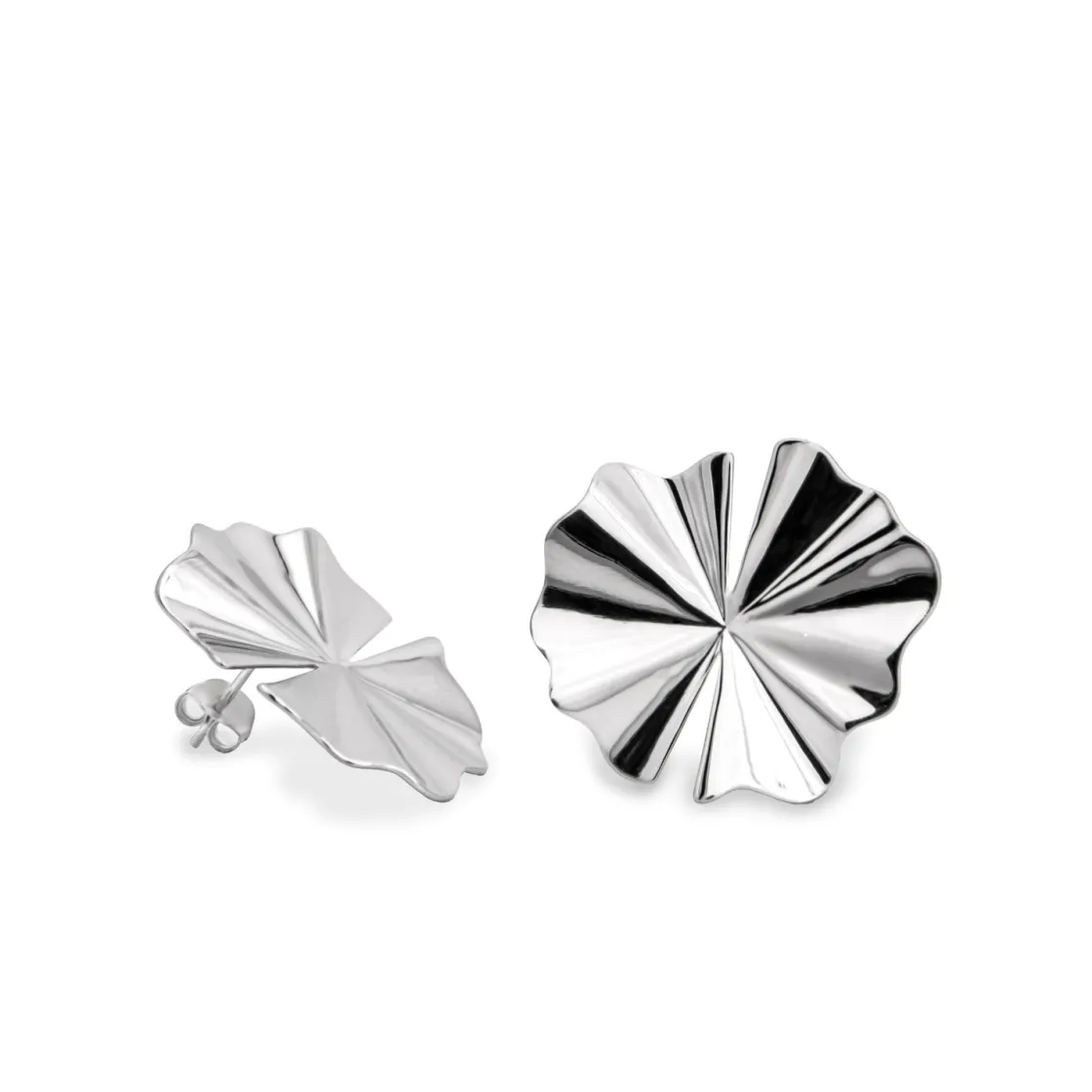 Pendientes Originales | LINEARGENT Pendientes originales de plata con diseño nature