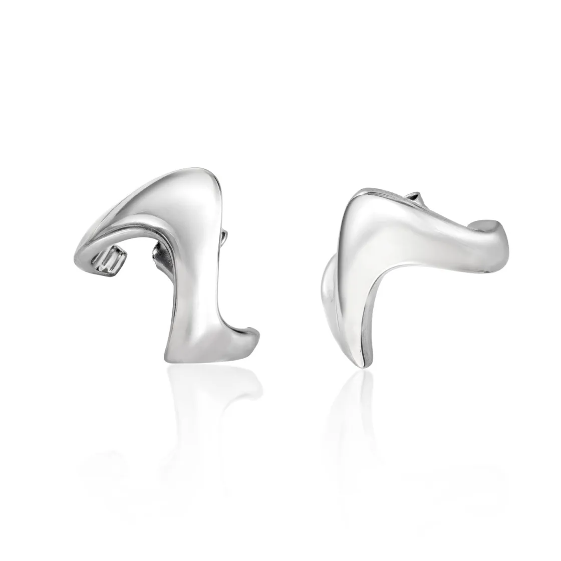 Pendientes Originales | LINEARGENT Pendientes originales de plata diseño punta triangular