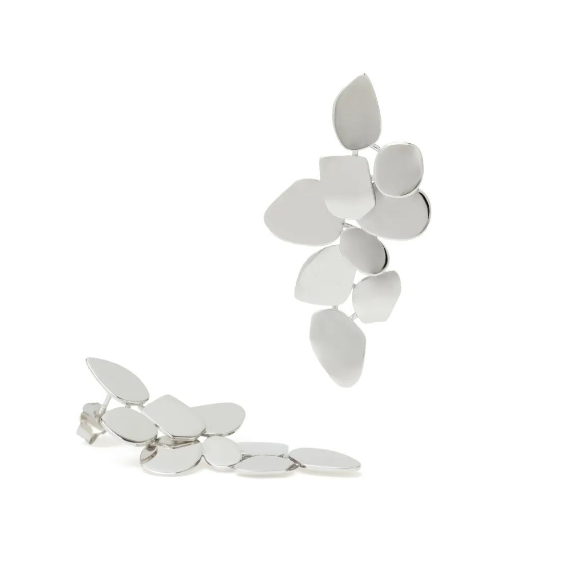 Pendientes Originales | LINEARGENT Pendientes originales diseño floral de plata